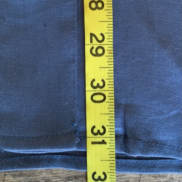 Ulla Popken Dusty Blue Linen Relaxed Fit Shirt 20/22 - Picture 6 of 16